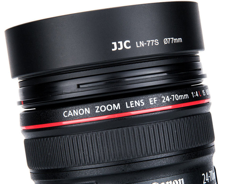 JJC LN-77S Металлическая резьбовая бленда 77 мм