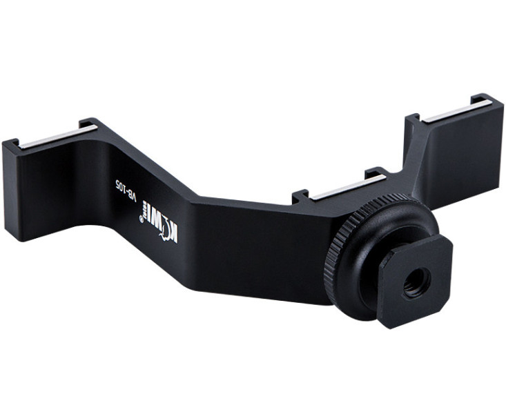 V-образный кронштейн тройник для горячего башмака (105 мм)