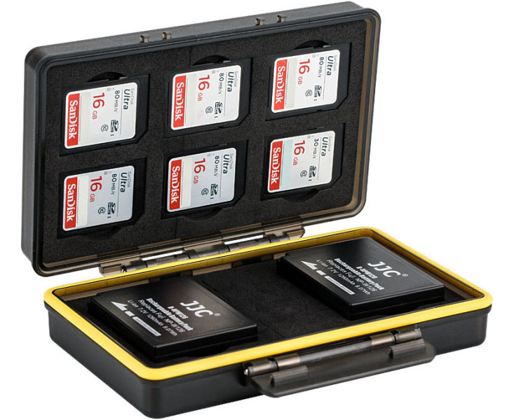 защитный бокс на два аккумулятора Fujifilm NP-W126S и SD card