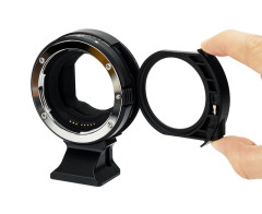 Автофокусный адаптер Canon EF-EOS R с Drop-In фильтрами CPL и ND3-500
