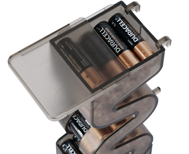 стильная настольная стойка для батареек AA