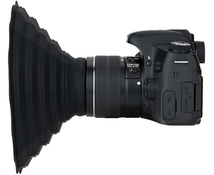 съёмка через стекло без отражений