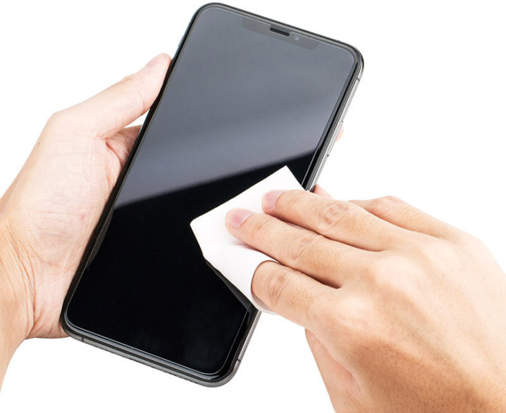 микрофибра салфетка для смартфона тонкая