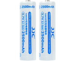 Аккумулятор JJC 18650 3.7V 2500mAh (2 шт) в защитном боксе