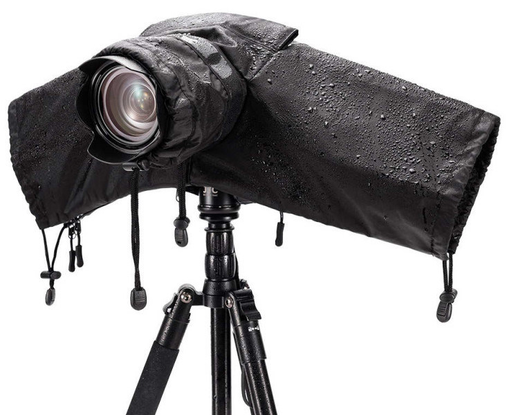 дождевая накидка для беззеркальной камеры черная