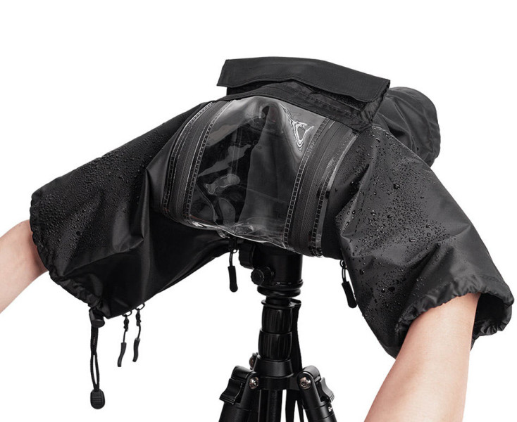 дождевик для беззеркальной фотокамеры чёрный