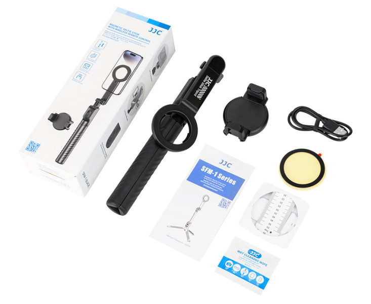 JJC SFM-1 BLACK MagSafe монопод-штатив для смартфонов и экшн камер, чёрный цвет