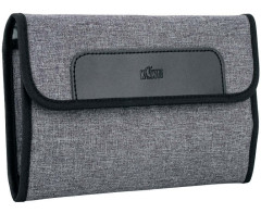 Дорожный чехол органайзер для смартфона, пауэрбанка, проводов, документов и т.д (плоский)