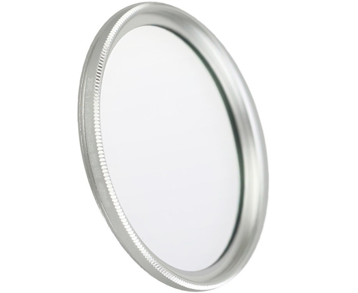 серебристый тонкий защитный светофильтр 49 мм