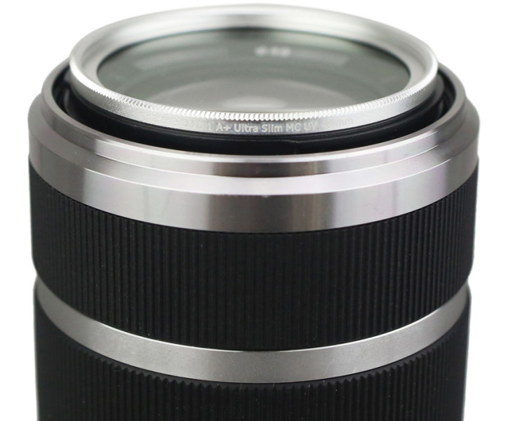 UV фильтр 49 мм серебристый