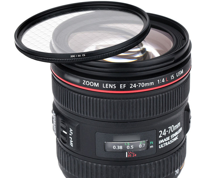 шести лучевой звёздный светофильтр 67мм