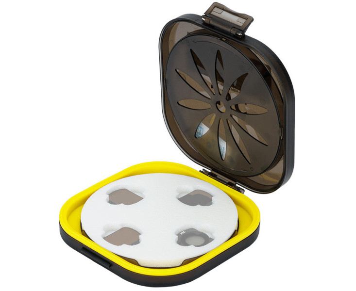 JJC FLC-DP3K4 Прочный антиударный и влагозащищённый бокс на четыре светофильтра для DJI Osmo Pocket 3