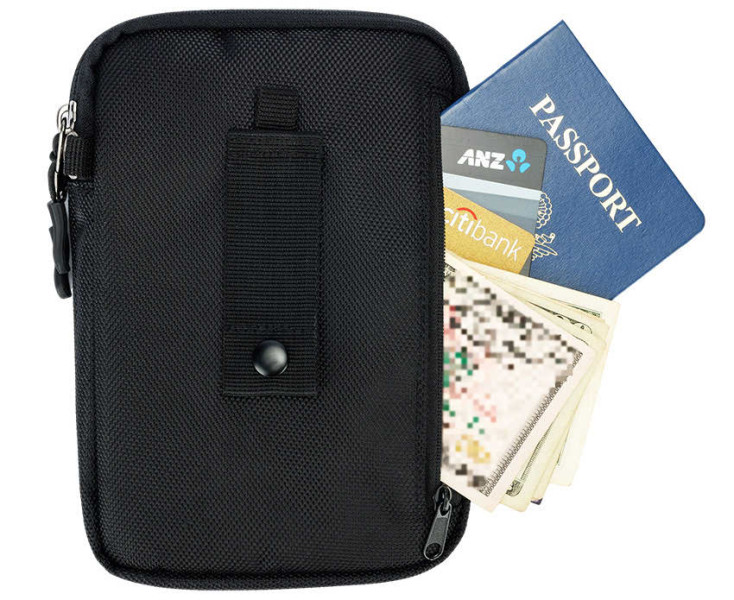 черная сумка чехол для двух смартфонов