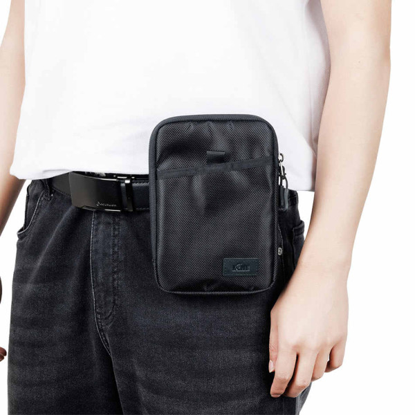 Kiwifotos KMP-SK3 BLACK Сумка-чехол для смартфона и пауэрбанка, чёрный цвет