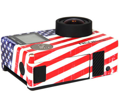 винил на Hero4 флаг США