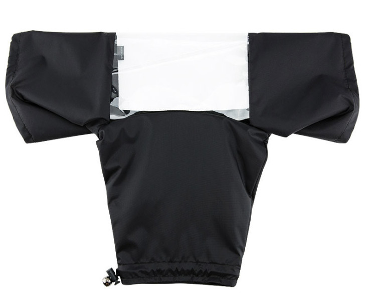 дождевая накидка чёрная