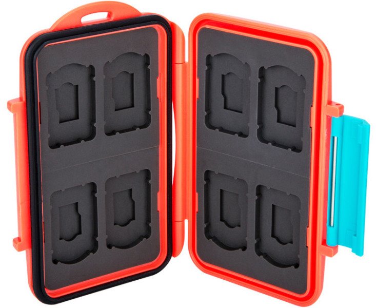 защитный бокс для Nintendo Switch Game Card оранжевый цвет