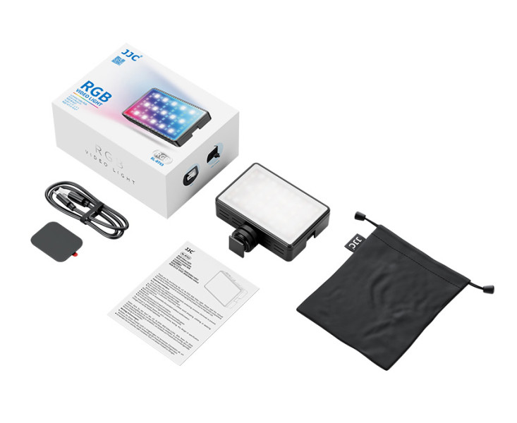JJC RL-RT63 Накамерная эффектная LED RGB панель для влогов и трансляций