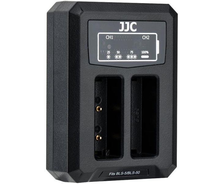 двойное зарядное устройство для Olympus BLS-5