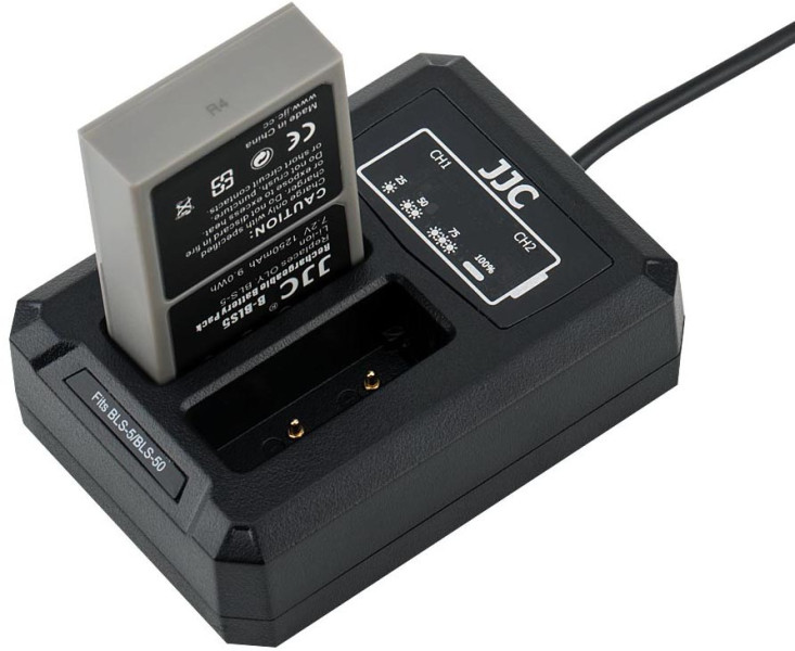 двойная зарядка для Olympus BLS-50