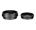 JJC LH-JXHALF DGRAY Круглая бленда для объектива камеры Fujifilm X Half с адаптером светофильтра, тёмно-серый цвет