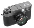 тёмно-серая круглая бленда для Fujifilm X Half с адаптером фильтров