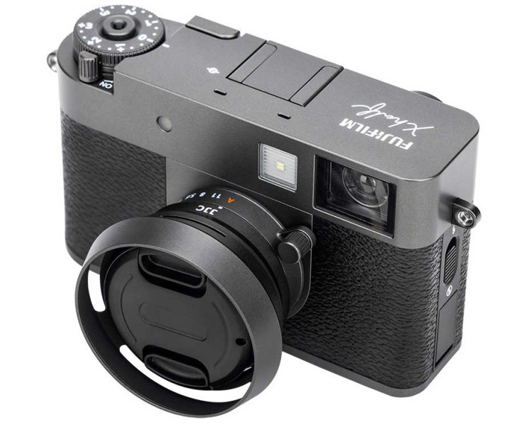 для Fujifilm X Half бленда тёмно-серая круглая