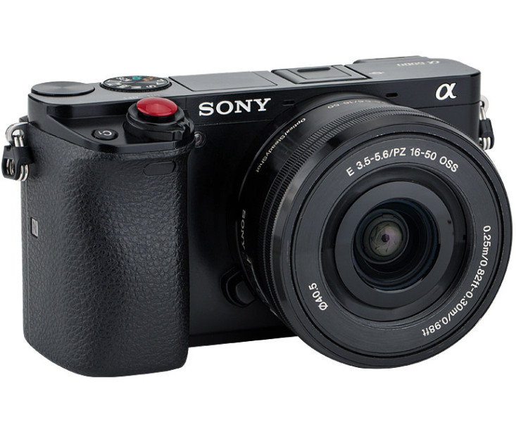 JJC SRB-NSBDR Мягкая спусковая кнопка безрезьбовая цвет тёмно-красный округлая