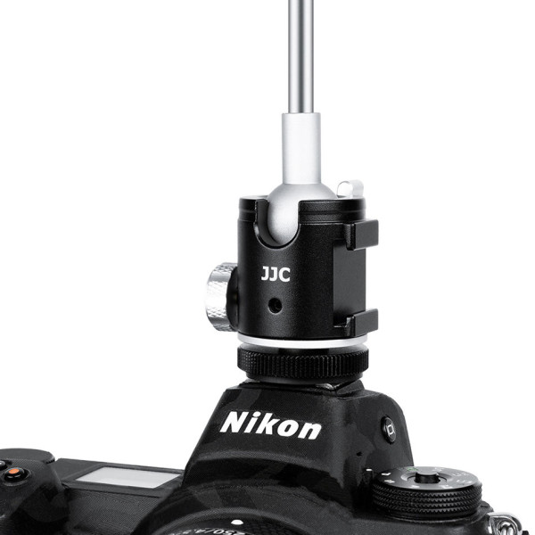 зонт диаметр 50 см для фотокамеры с шаровой головой и холодным башмаком