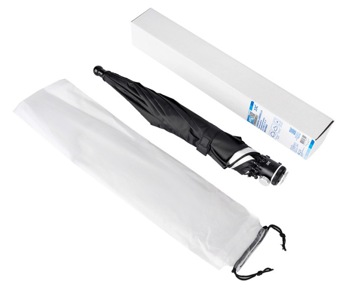 JJC CU-XLM2 Зонт для фотокамеры с шаровой головой и холодным башмаком, размер XL, 50 см