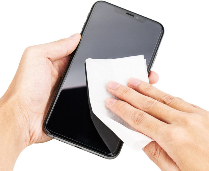 безворсовые влажные салфетки для оптики десять штук 153 x 120 мм