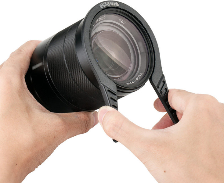 застрял фильтр в объективе