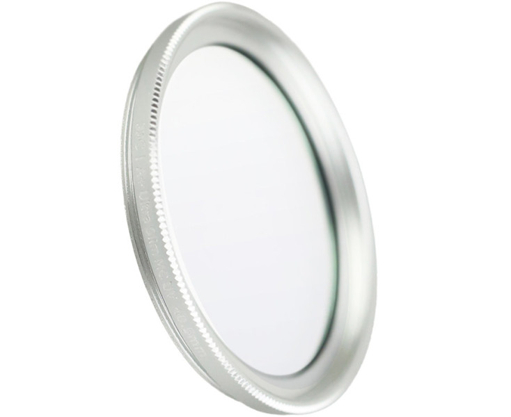 серебристый тонкий защитный светофильтр 40.5 мм