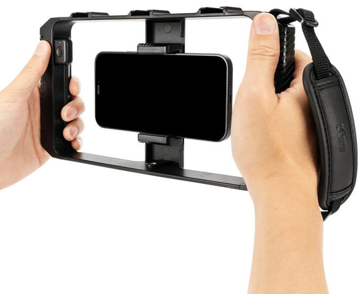 Kiwifotos SPC-R1 Видео риг для смартфона с беспроводным пультом дистанционного управления и кистевым ремнём