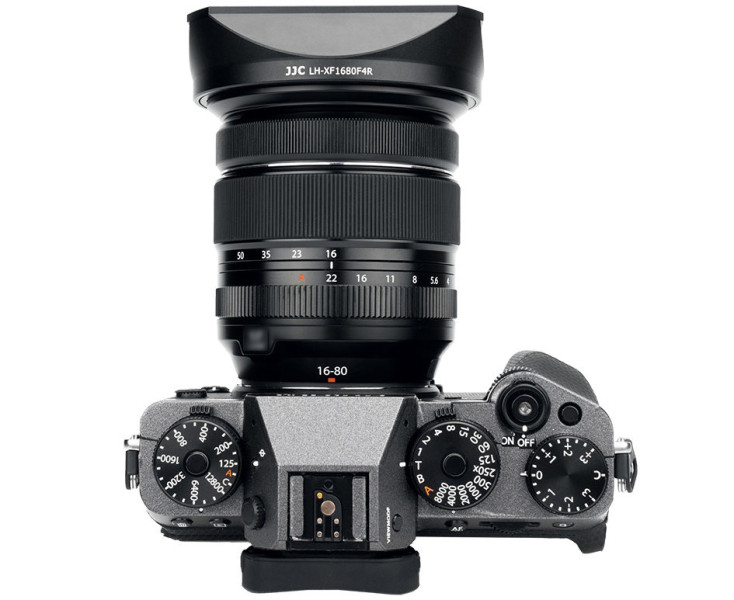 бленда объектива Fujinon XF 16-80mm f/4 R OIS WR с передней слайдерной крышкой