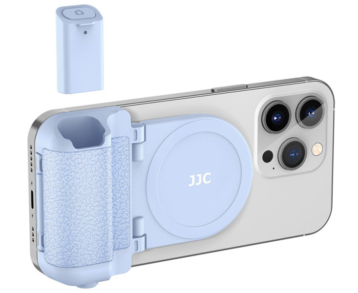 синий магнитный дополнительный хват для смартфона