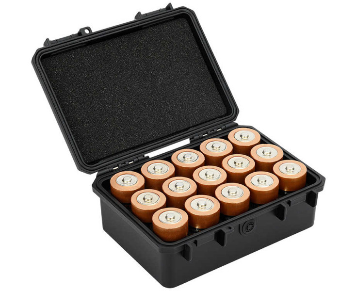 купить защитный бокс на пятнадцать батареек D