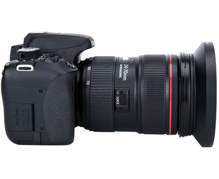 бленда для широкоугольного объектива 82 мм резьбовая металлическая