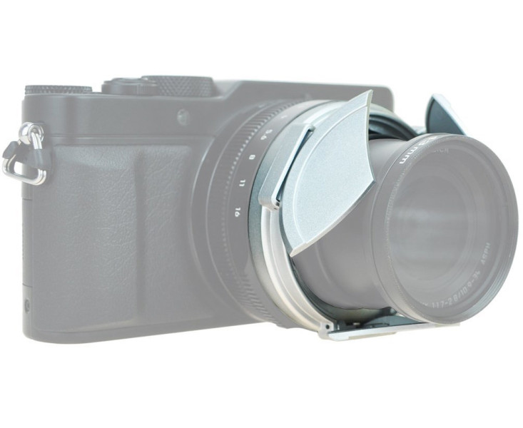автоматическая крышка объектива для LX100 Panasonic серебристая