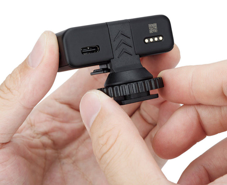 ресивер DJI Mic 2 на фотокамеру установить