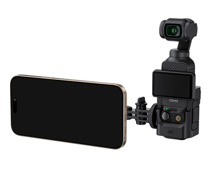 закрепить dji osmo pocket 3 в штатив со смартфоном