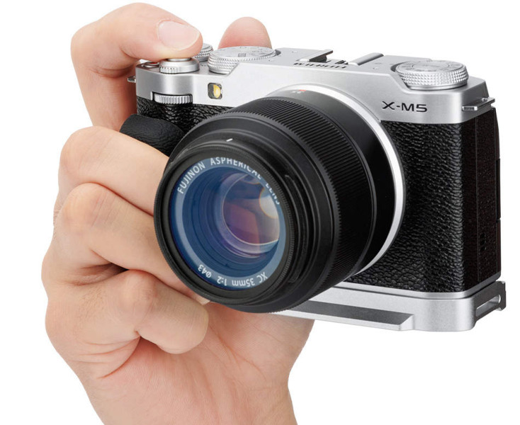 JJC HG-XM5 SILVER L-образная рукоятка для Fujifilm X-M5, серебристый цвет