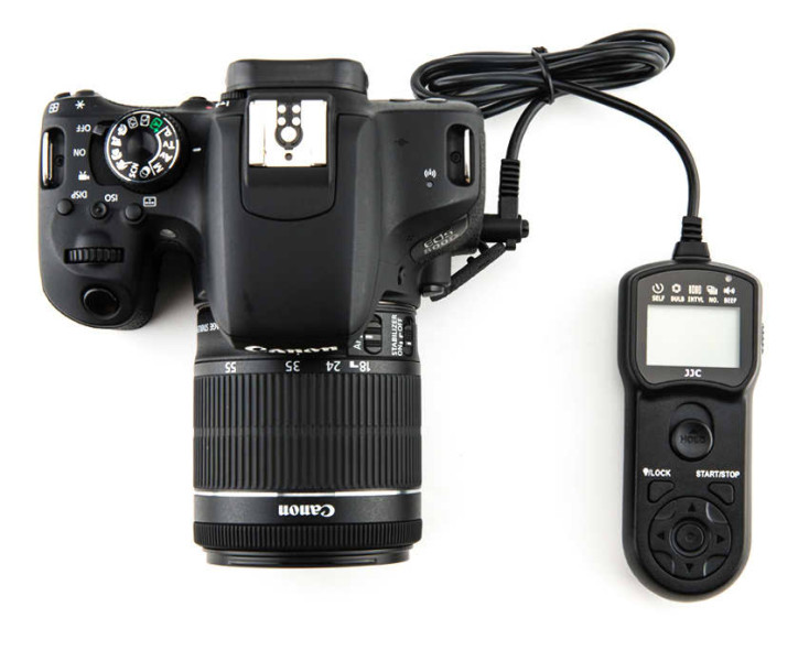 JJC TM-C Электронный тросик с таймером для камер Canon, Pentax, Samsung и Contax