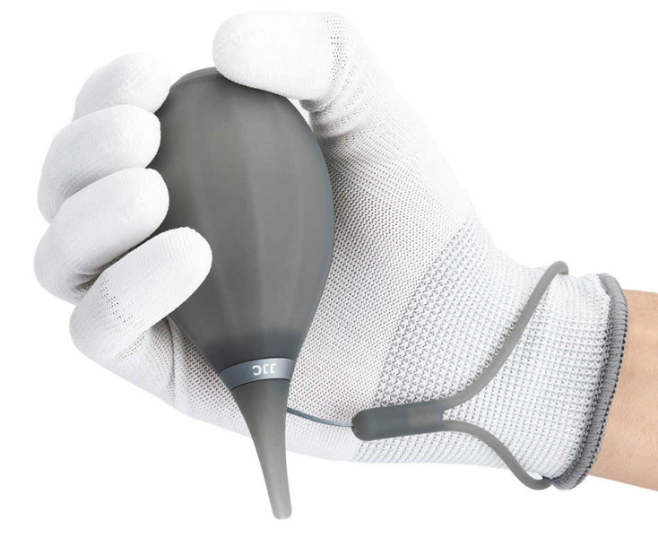 безопасная груша для чистки оптики прозрачный черный цвет