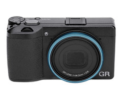 Декоративное кольцо для объектива Ricoh GR IV (синее)