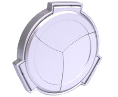 Автоматическая крышка для Panasonic DMC-LX7 / Leica D-LUX 6 серебристого цвета