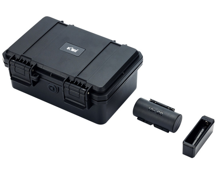 Kiwifotos RBC-58ACR Защитный бокс на тридцать AA, восемнадцать AAA аккумуляторов и десять батареек "таблеток", с тестером уровня заряда