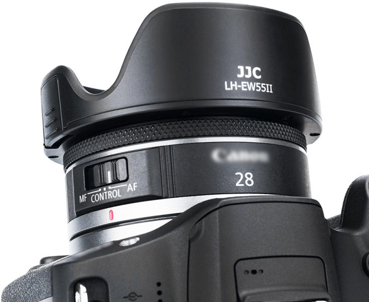 JJC LH-EW55II Лепестковая бленда для объектива Canon RF 28mm f/2.8 STM