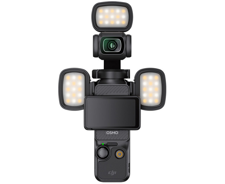 три компактные LED панели для DJI Osmo Pocket 3