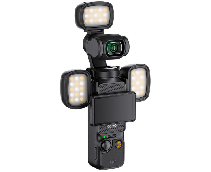 три накамерных света для DJI Osmo Pocket 3